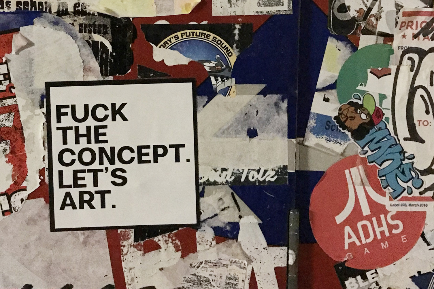 FUCK THE CONCEPT. LET´S ART.